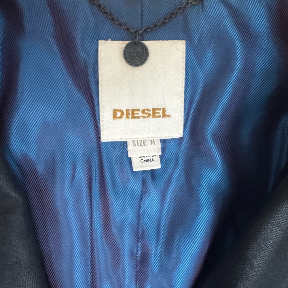 Men's Diesel Velvet Tuxedo Jacket Sportcoat
Black velvet Size Medium - Picture 3 of 14